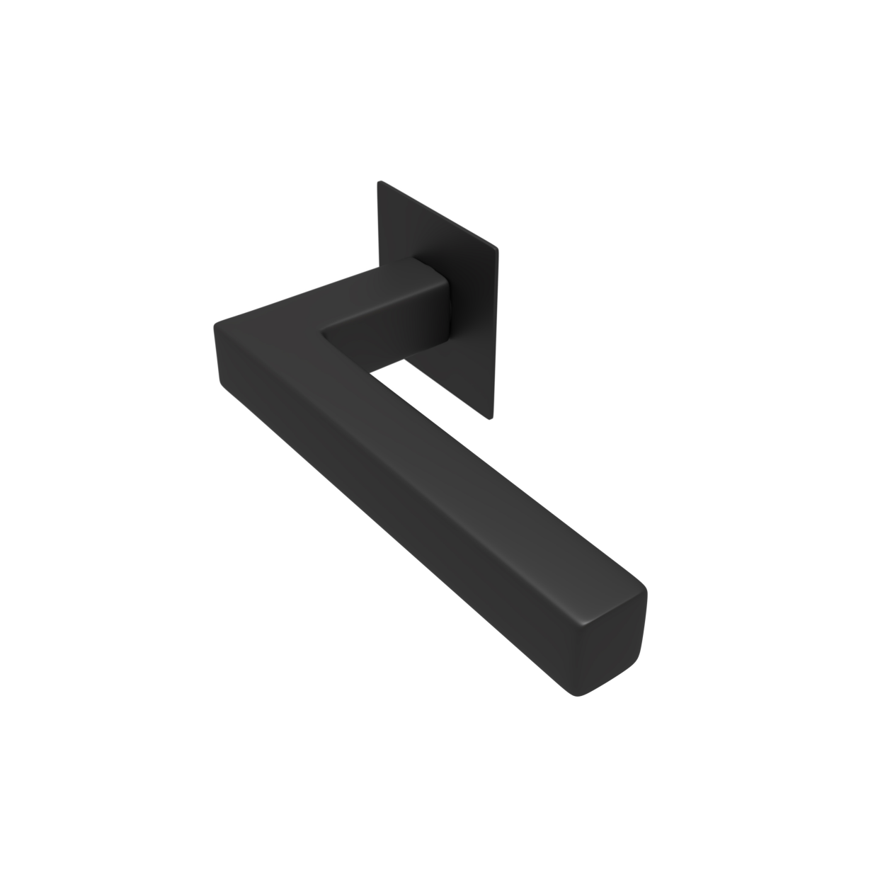 Sluitwerkpakketten met Deurkruk Squared 20 Regular Zwart